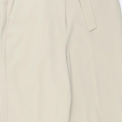 Womens UK Size 16 Very Regular Fit Carrot Beige Trousers