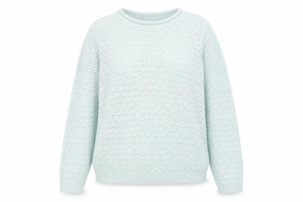 Womens UK Size 14 M&Co Blue Pullover Jumper
