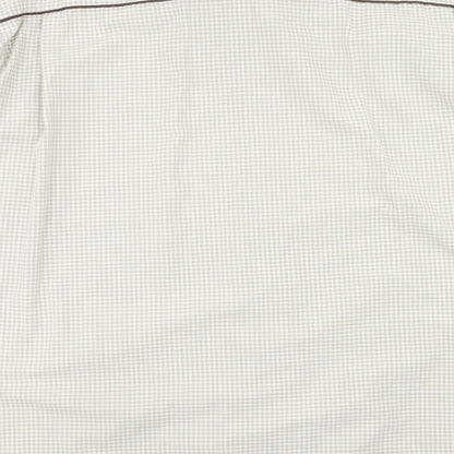 Mens UK Size 2XL Gottfried Schmidt Beige  Button-Up Long Sleeve Casual Shirt
