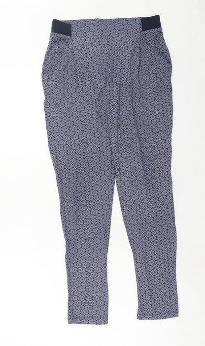 Womens UK Size 8 NEXT Regular Fit  Blue Trousers