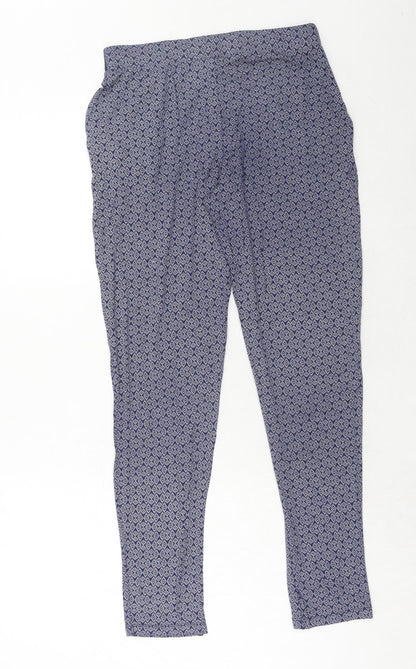 Womens UK Size 8 NEXT Regular Fit  Blue Trousers