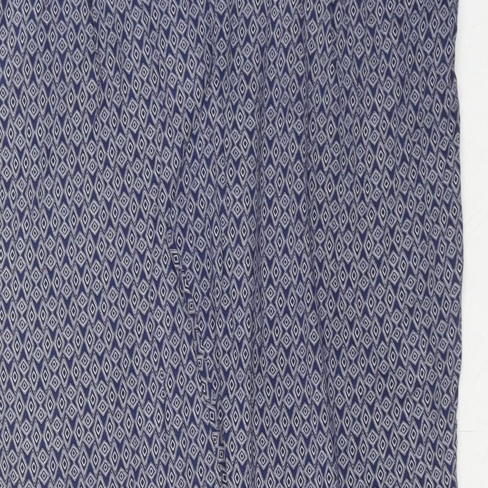 Womens UK Size 8 NEXT Regular Fit  Blue Trousers