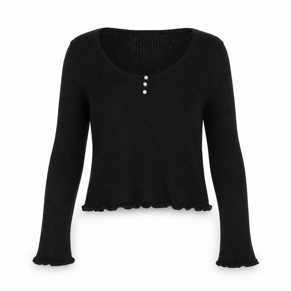 Womens UK Size 12 Nasty Gal Black Pullover Jumper