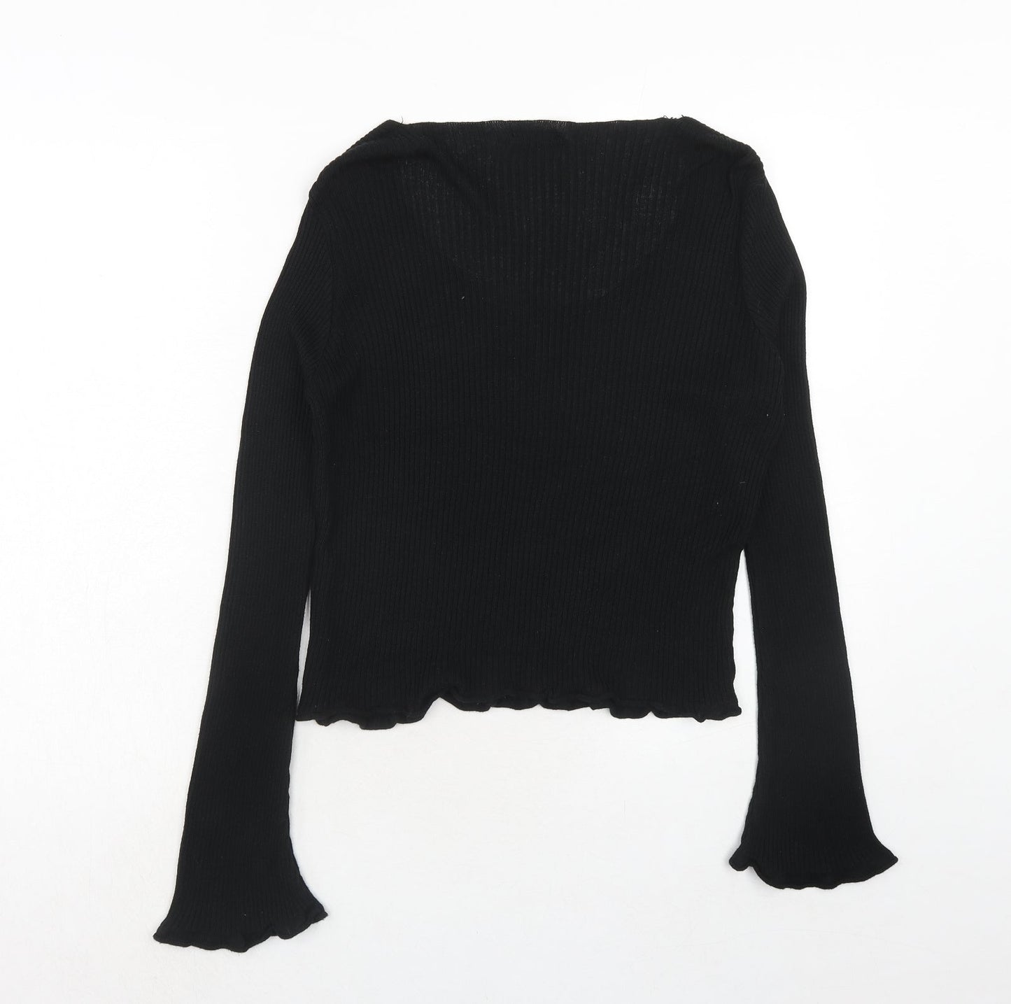 Womens UK Size 12 Nasty Gal Black Pullover Jumper