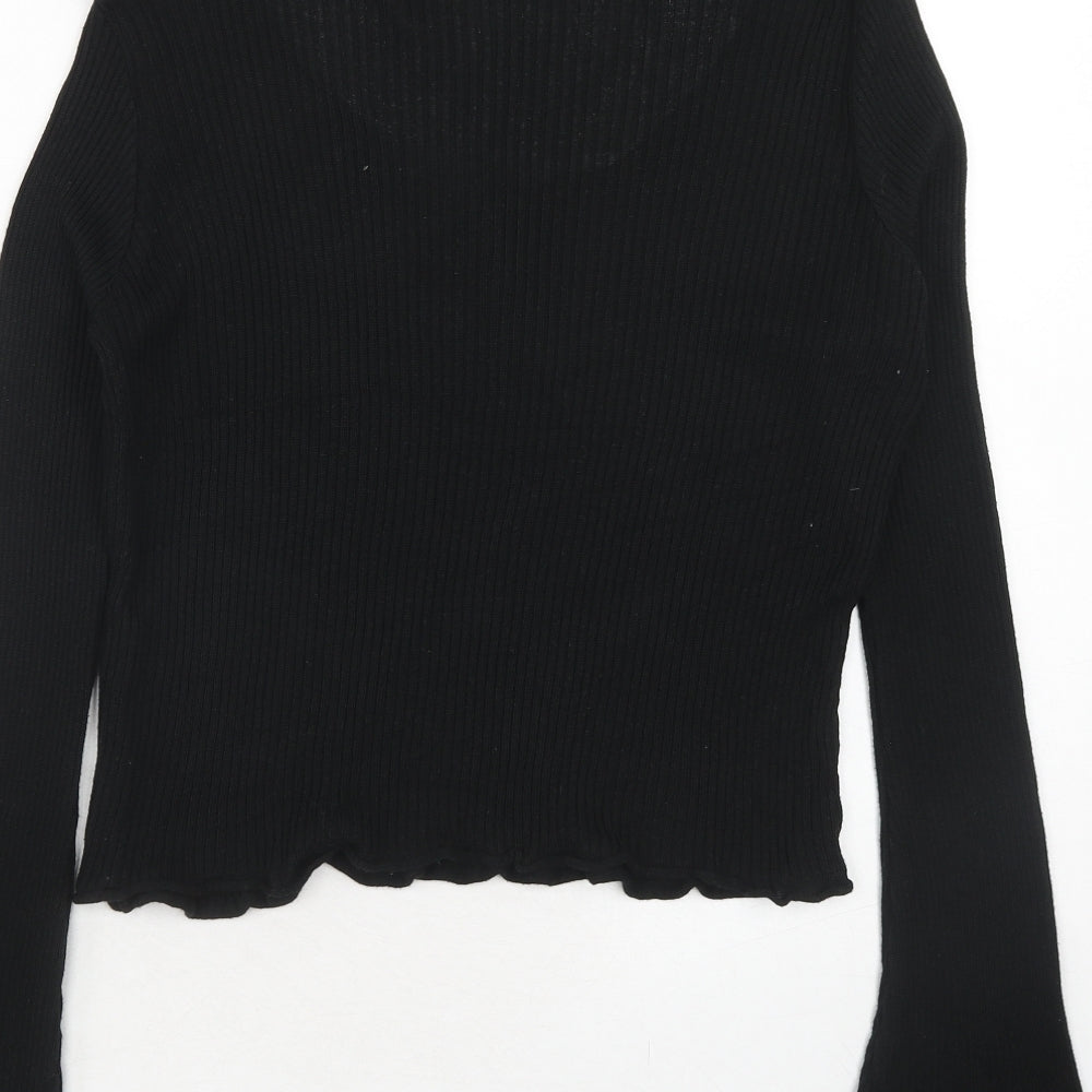 Womens UK Size 12 Nasty Gal Black Pullover Jumper