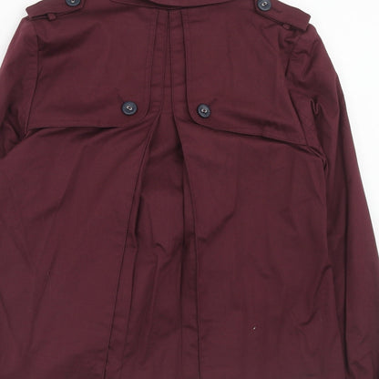 Womens UK Size 12 Marks and Spencer Purple Pea Coat