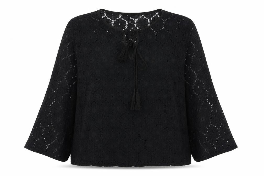 Womens UK Size 2XL Zanzea Black Basic Blouse