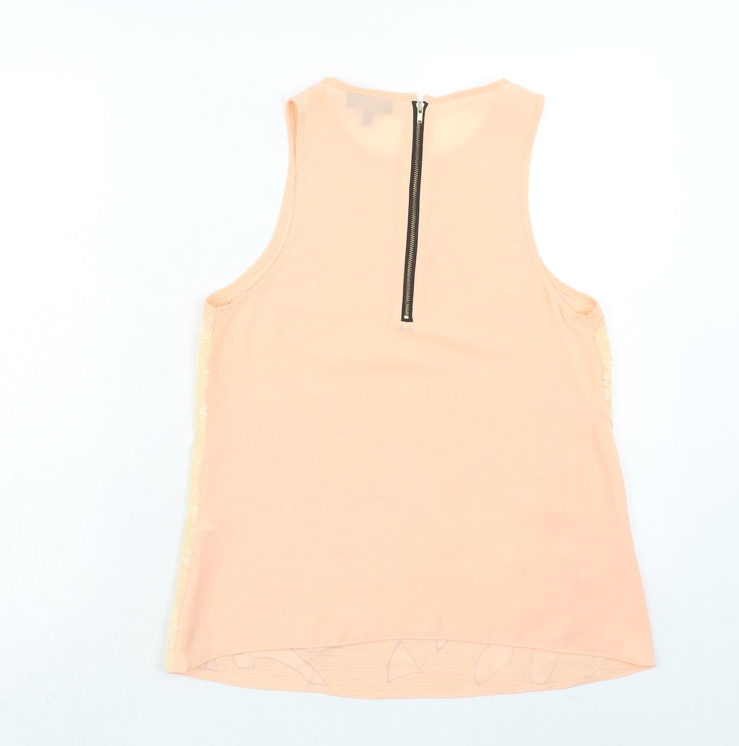 Womens UK Size 10 Warehouse Pink Basic Tank
