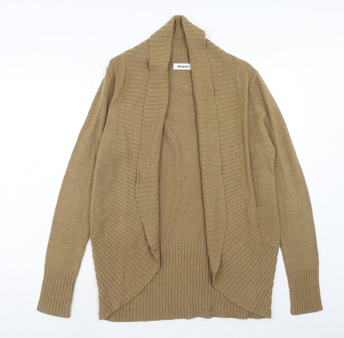 Womens UK Size 12 Damart Brown Cardigan Jumper