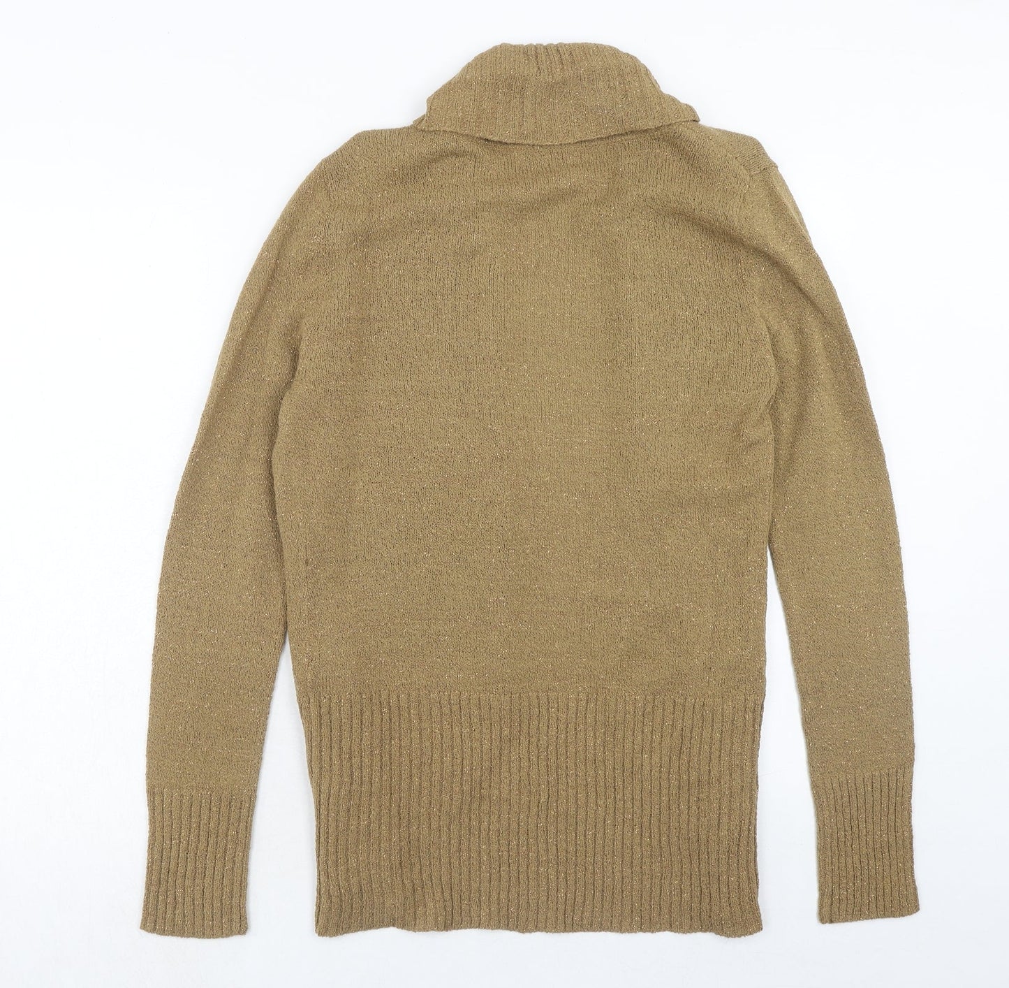 Womens UK Size 12 Damart Brown Cardigan Jumper