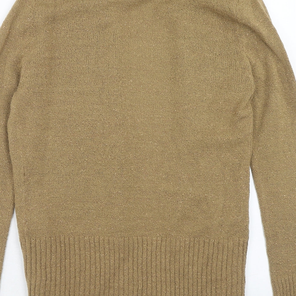 Womens UK Size 12 Damart Brown Cardigan Jumper