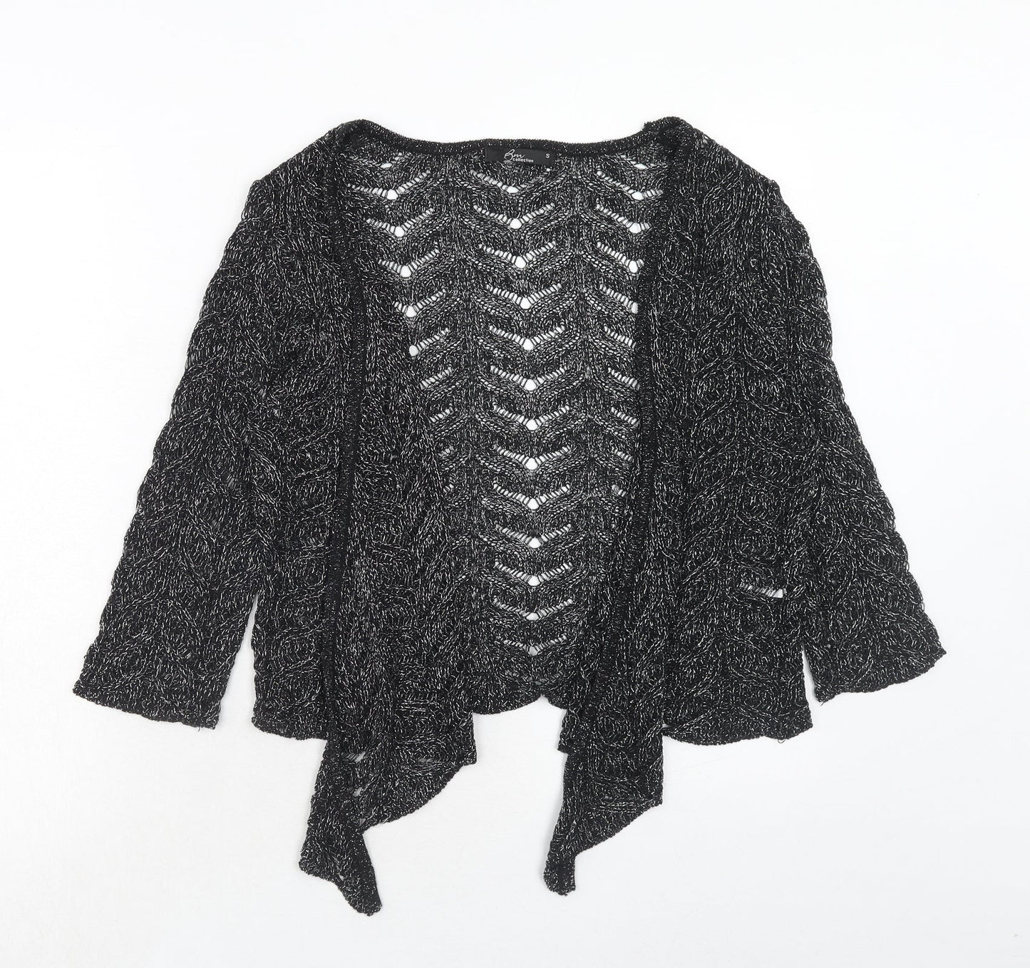 Womens UK Size S Bonmarché Black Cardigan Jumper
