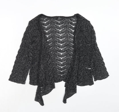 Womens UK Size S Bonmarché Black Cardigan Jumper