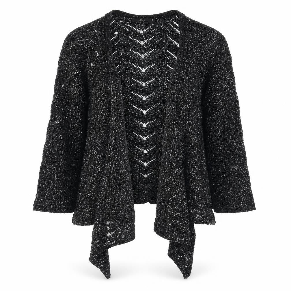 Womens UK Size S Bonmarché Black Cardigan Jumper