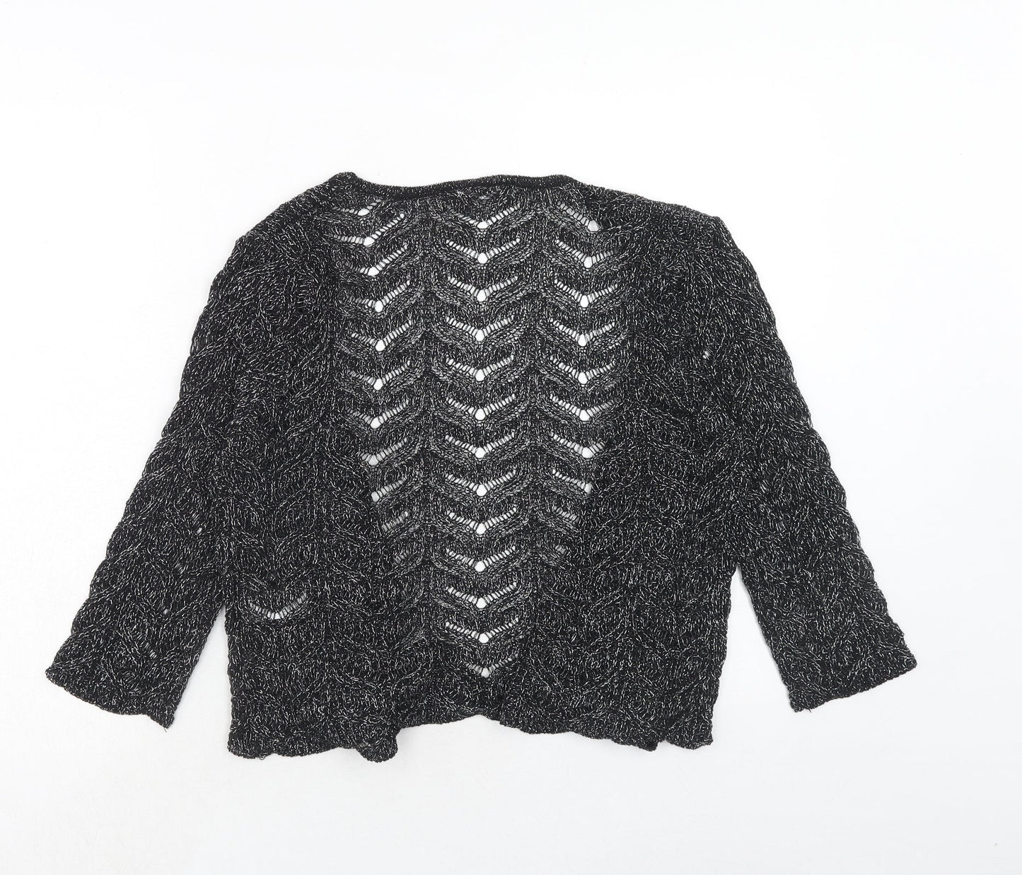 Womens UK Size S Bonmarché Black Cardigan Jumper
