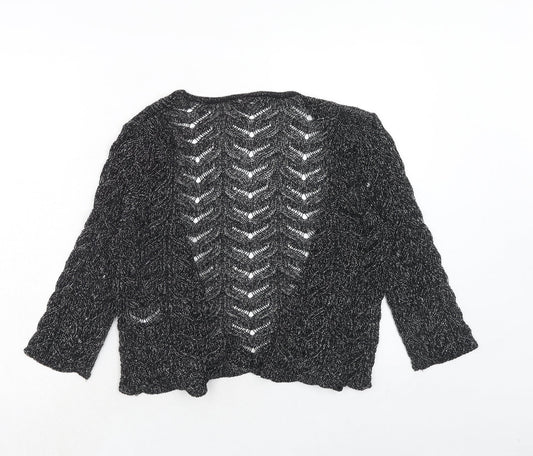 Womens UK Size S Bonmarché Black Cardigan Jumper