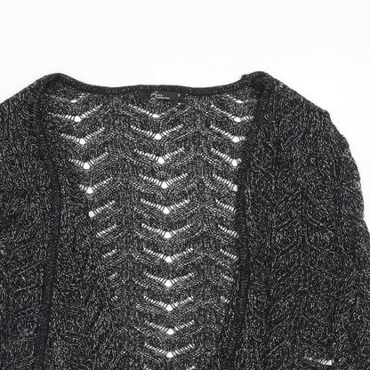 Womens UK Size S Bonmarché Black Cardigan Jumper