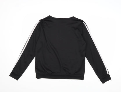 Womens UK Size 8 Boohoo Black Pullover Sweatshirt
