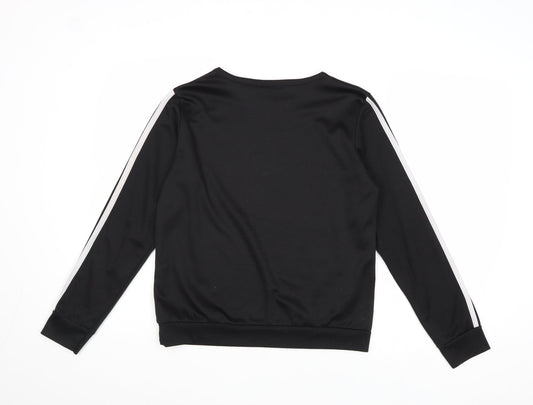 Womens UK Size 8 Boohoo Black Pullover Sweatshirt