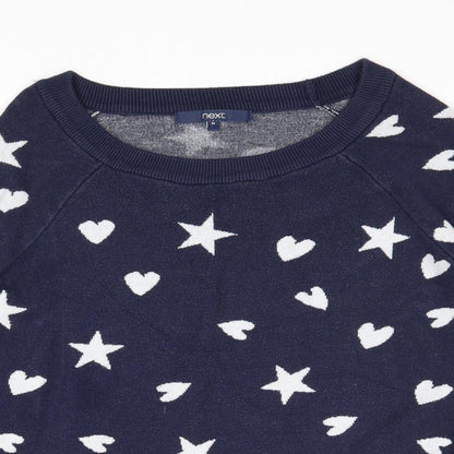 Womens UK Size M NEXT Blue Pullover Sweatshirt