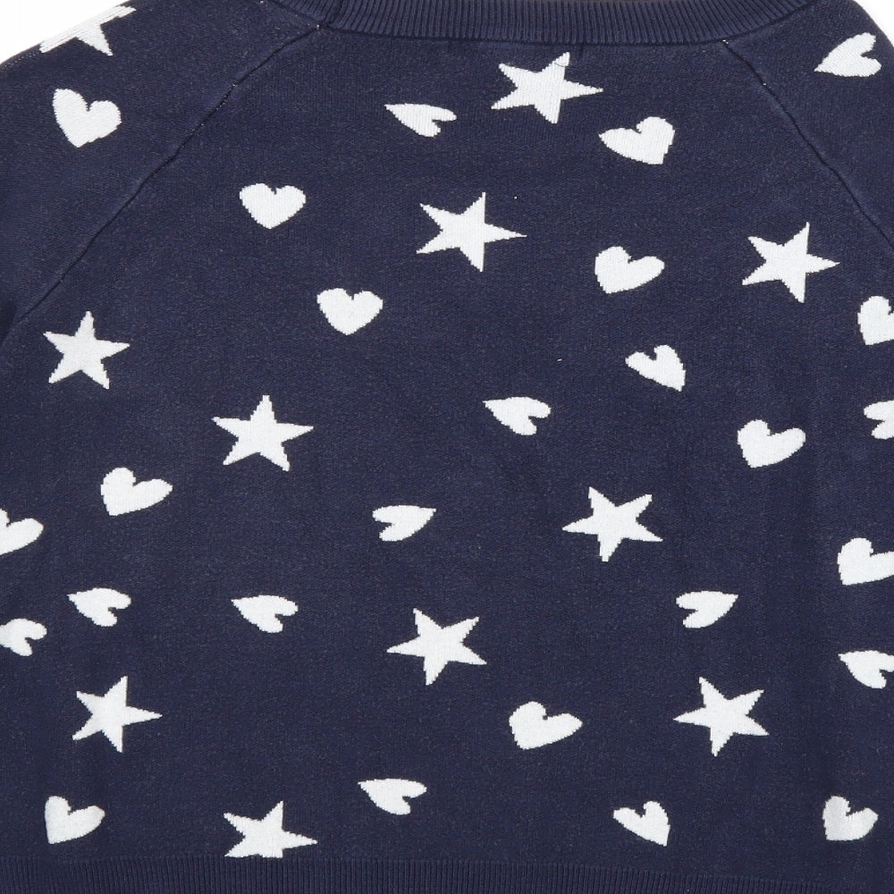 Womens UK Size M NEXT Blue Pullover Sweatshirt