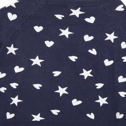 Womens UK Size M NEXT Blue Pullover Sweatshirt