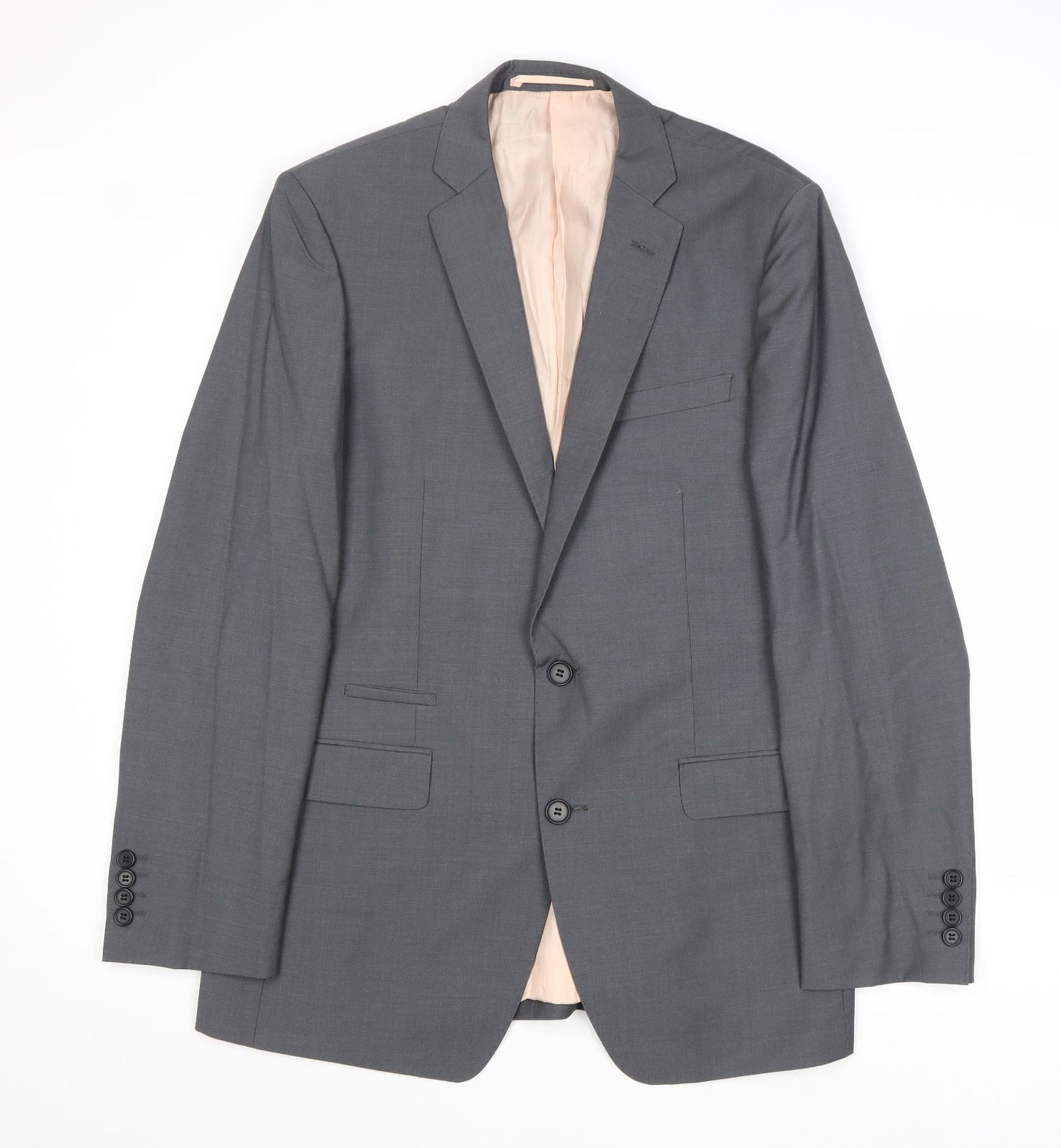 Mens UK Size 38 French Connection Regular Grey Suit Jacket