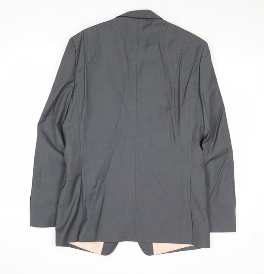 Mens UK Size 38 French Connection Regular Grey Suit Jacket