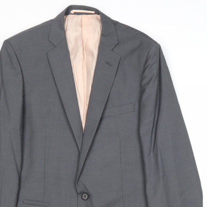 Mens UK Size 38 French Connection Regular Grey Suit Jacket