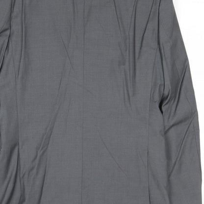 Mens UK Size 38 French Connection Regular Grey Suit Jacket