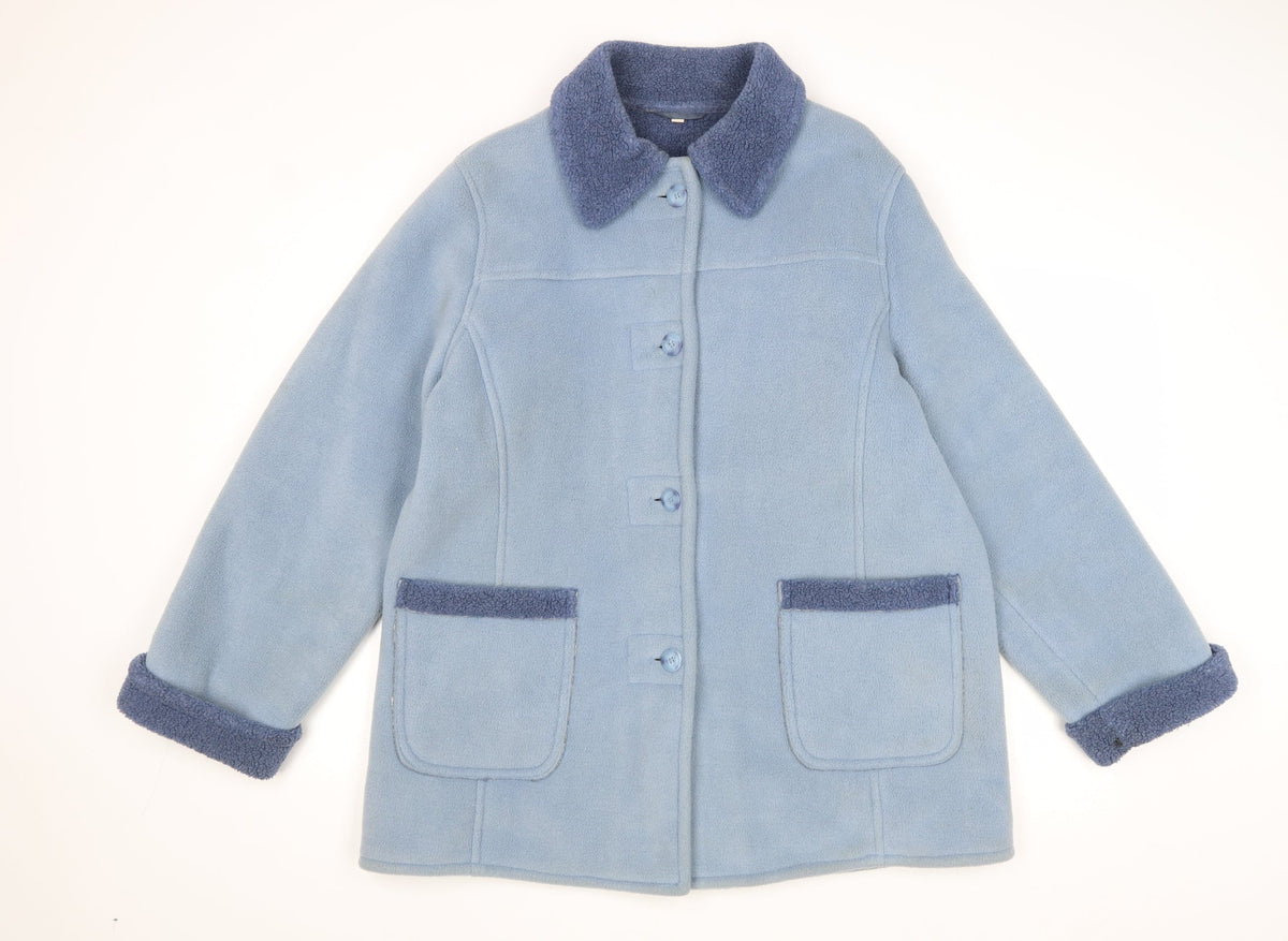 Womens UK Size 16 EWM Blue Jacket Jacket
