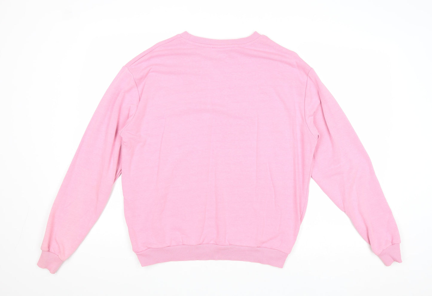Outrageous Womens Pink Polyester Pullover Sweatshirt Size S Pullover - Duvet Day