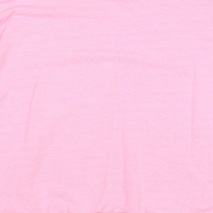 Outrageous Womens Pink Polyester Pullover Sweatshirt Size S Pullover - Duvet Day