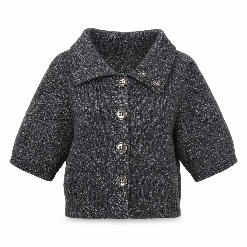 Womens UK Size M Stephen Y Grey Cardigan Jumper