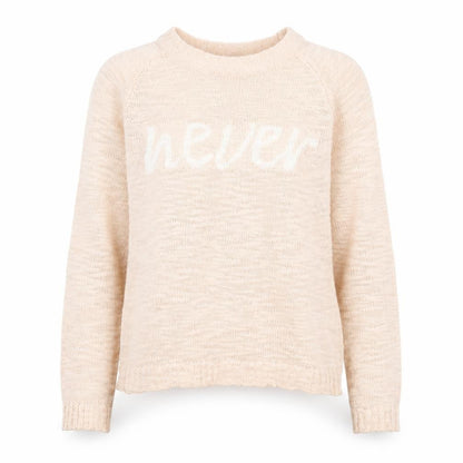 alcott Womens Pink Round Neck Acrylic Pullover Jumper Size M - Never