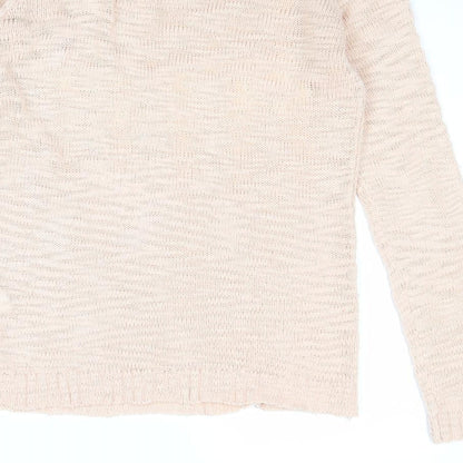 alcott Womens Pink Round Neck Acrylic Pullover Jumper Size M - Never