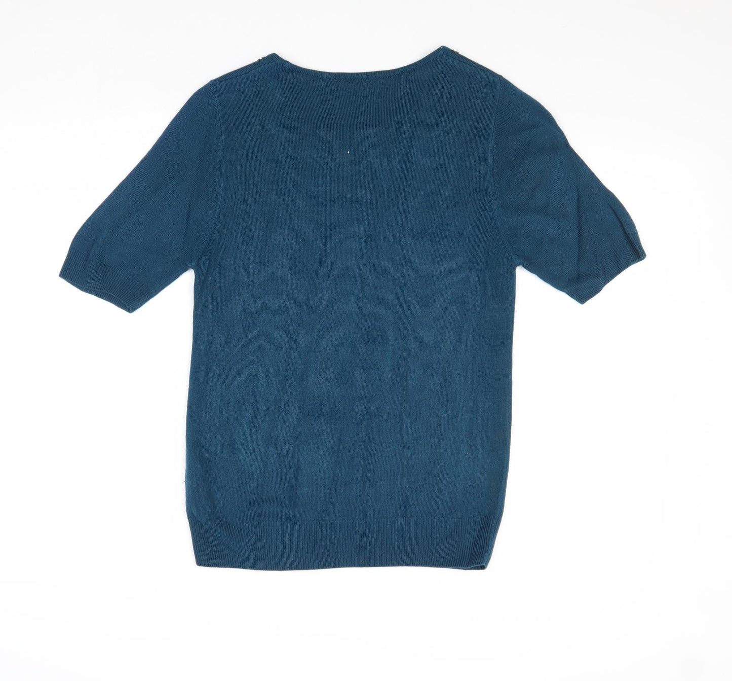 Womens UK Size 8 Marks and Spencer Blue Pullover Jumper