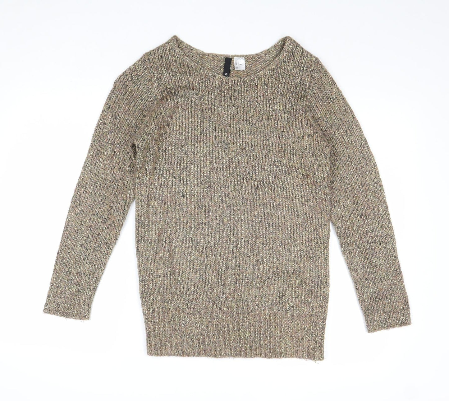 Womens UK Size 8 Divided by H&M Gold Pullover Jumper