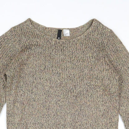 Womens UK Size 8 Divided by H&M Gold Pullover Jumper