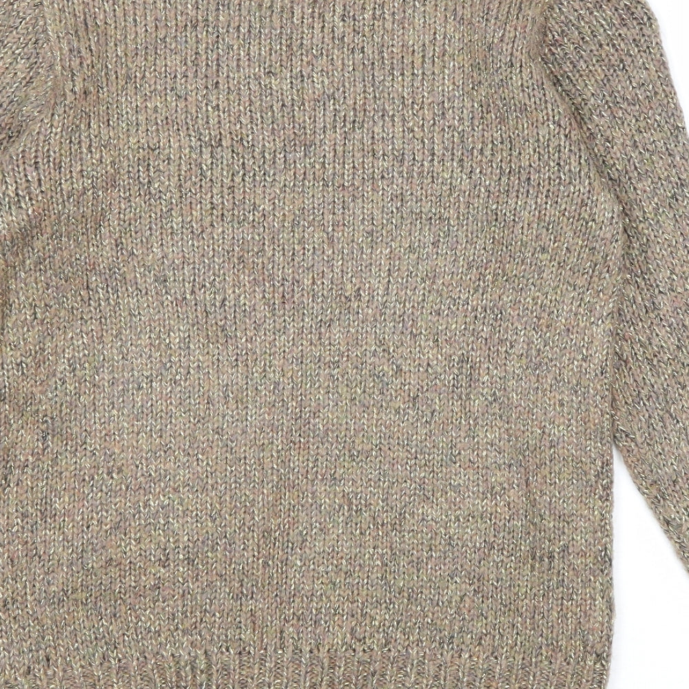 Womens UK Size 8 Divided by H&M Gold Pullover Jumper