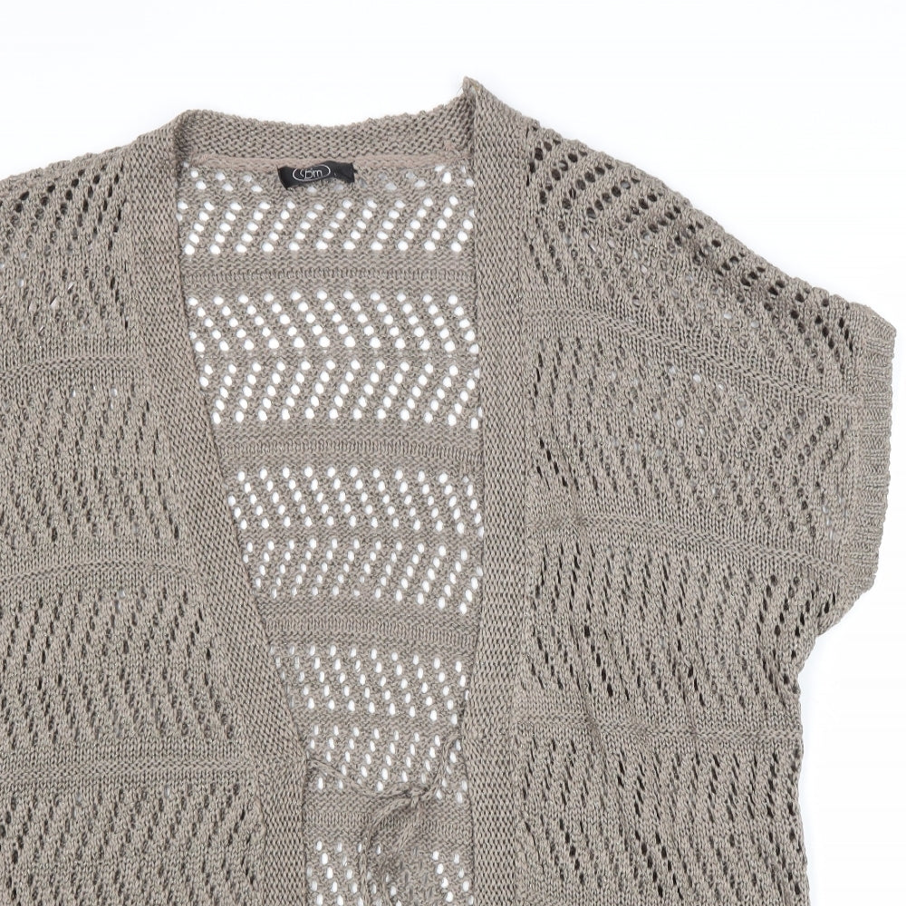 Womens UK Size L Bonmarché Brown Cardigan Jumper