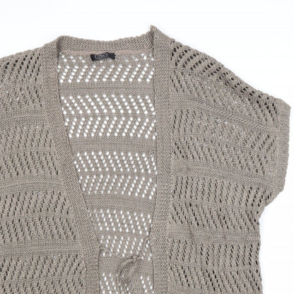 Womens UK Size L Bonmarché Brown Cardigan Jumper