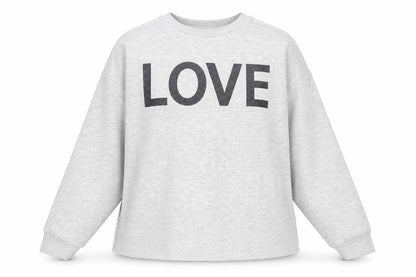 Simply Be Womens Grey Polyester Pullover Sweatshirt Size 12 Pullover - Love