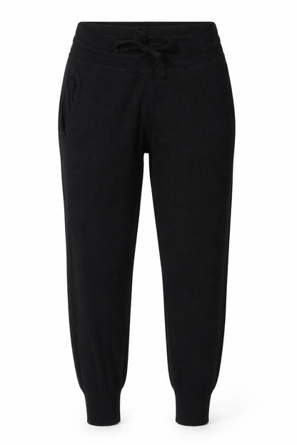 Womens UK Size XS Boohoo Regular Fit Jogger Black Trousers