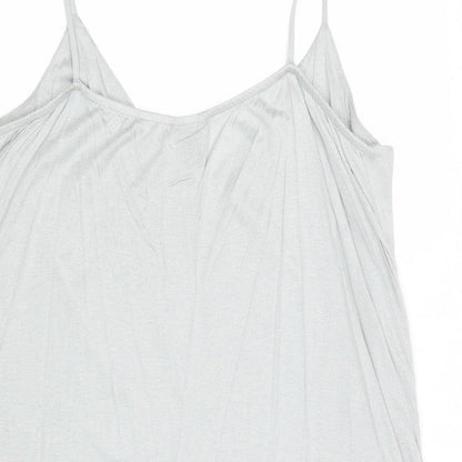Womens UK Size XL Lindex Blue Basic Tank