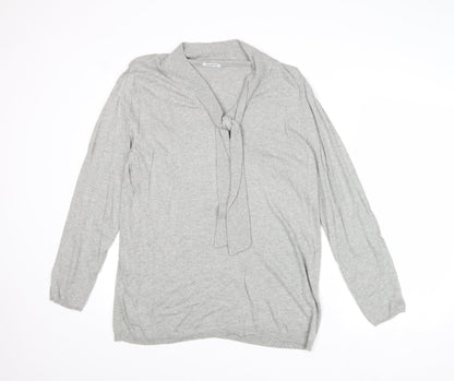 Womens UK Size L Damart Grey Pullover Jumper