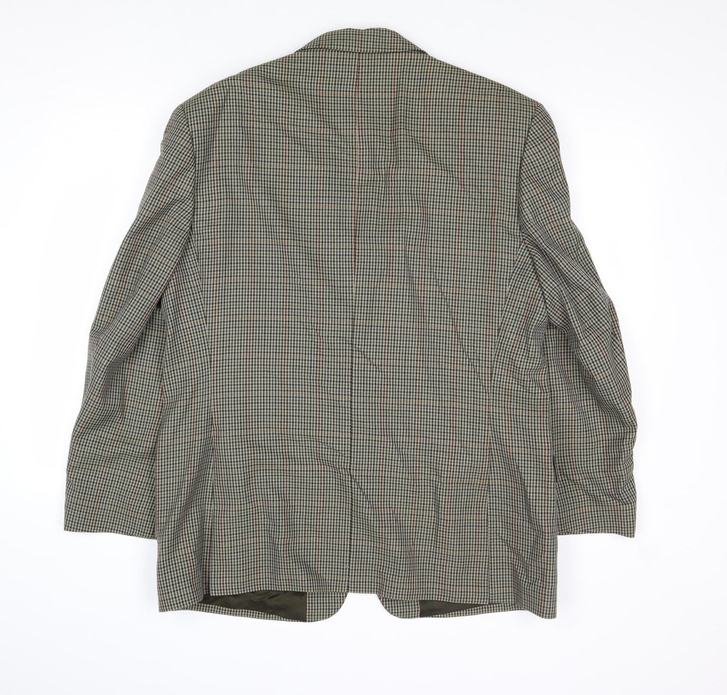 Mens UK Size 42 Charlton Gray Regular Multicoloured Suit Jacket