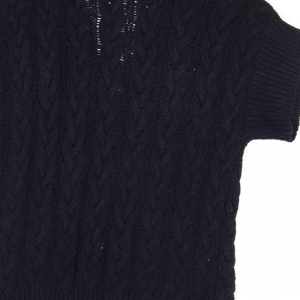 Womens UK Size 10 Marks and Spencer Blue Pullover Jumper