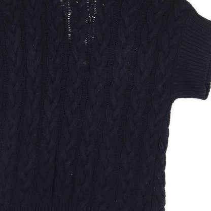 Womens UK Size 10 Marks and Spencer Blue Pullover Jumper
