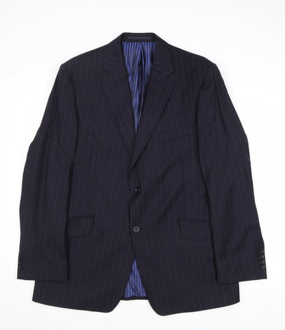 Mens UK Size 42 Marks and Spencer Regular Blue Suit Jacket